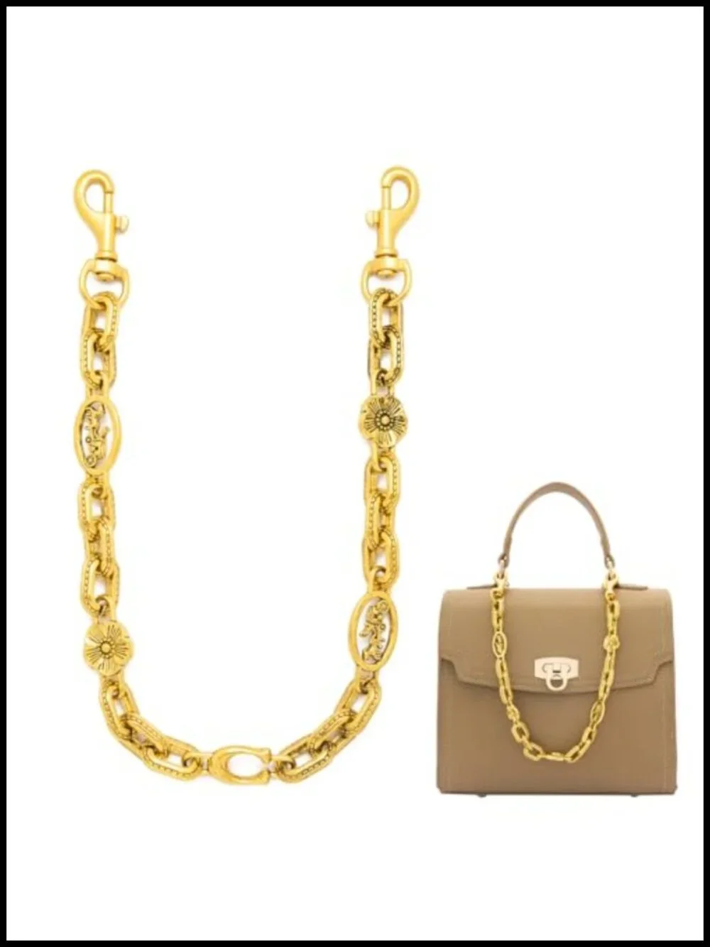 Cherry Purse Charm Keychain Bag Extender Wallet Chain for Handbags